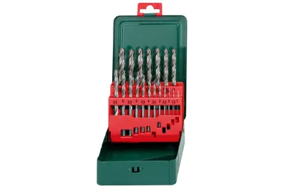Набір свердел по металу Metabo HSS-G, SP, 19 предметів