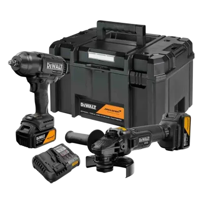 Набір акумуляторних безщіткових інструментів DeWALT McLaren 18V Li-Ion 5.0Ah DCK2225MP2T