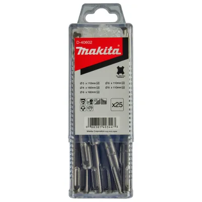 Набір бурів MAKITA для SDS-PLUS (25шт.)