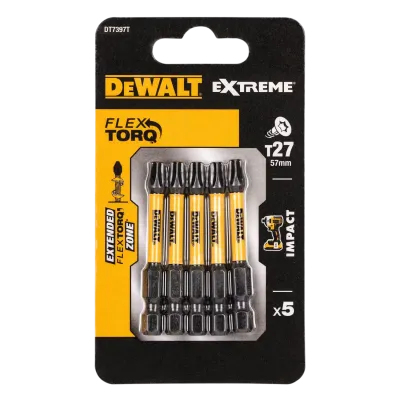 Біта DeWALT, ударна, IMPACT TORSION, Torx, Т27, L=57 мм