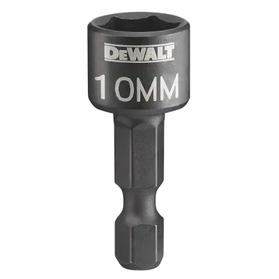 Головка торцева магнітна DeWALT EXTREME Impact 1/4"х10 мм, шестигранна, висота 35 мм