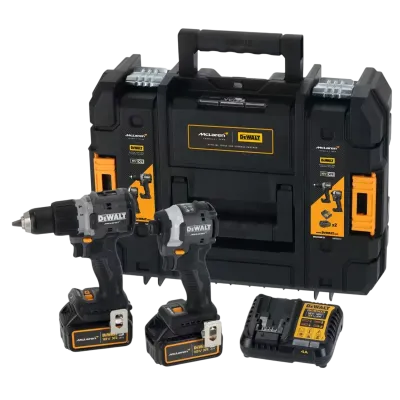 Набір акумуляторних безщіткових інструментів DeWALT McLaren 18V Li-Ion 5.0Ah DCK200MP2T