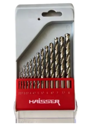 Набір свердл (2-8мм) HAISSER, 13шт